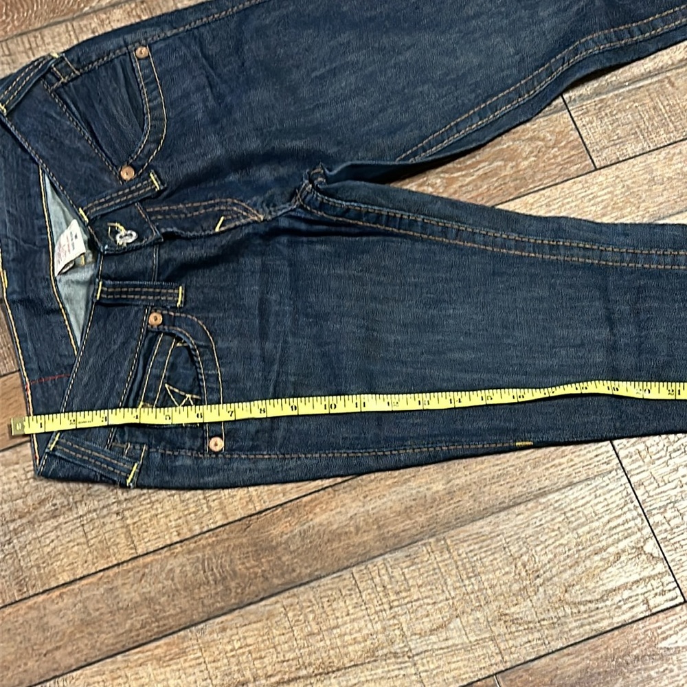 True Religion Dark Blue Flare Jeans - Picture 4 of 10